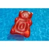 Swimline 60" Inflatable Gummy Bear 1-Person Swimming Pool Float - Transparent Red