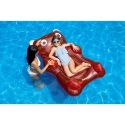 Swimline 60" Inflatable Gummy Bear 1-Person Swimming Pool Float - Transparent Red -LITTLE TIKES Shop GUEST 795952a0 7466 4fe2 a355 9a00ca1d0002