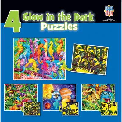 MasterPieces Kids Jigsaw Puzzle Set - Blue Glow 4-Pack 100 Pieces 7 MasterPieces Kids Jigsaw Puzzle Set - Blue Glow 4-Pack 100 Pieces - Image 7