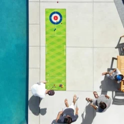 GoSports Pure Putt Challenge Curling & Shuffleboard 2-in-1 Putting Rug - 18pc -LITTLE TIKES Shop GUEST 7aafd3d6 7d76 4b1f 8c9d 15d2a51ac771