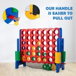 Costway 4-to-Score Giant Game Set 4-in-a-Row Connect Game W/Net Storage For Kids & Adult -LITTLE TIKES Shop GUEST 7b46d71e 21f1 47bb a733 d93a9642c870