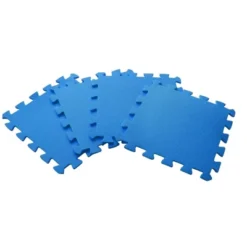 Insten Foam Puzzle Floor Mat With Solid Colors, Soft Flooring For Kids Playroom, Yoga & Exercising, 11.6x11.6 In