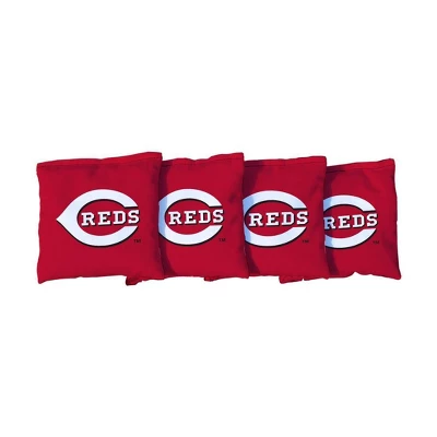 MLB Cincinnati Reds Corn-Filled Cornhole Bags Red - 4pk 1 MLB Cincinnati Reds Corn-Filled Cornhole Bags Red - 4pk