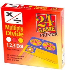 24 Game Cards Multiply/Divide Primer, 48 Card Set