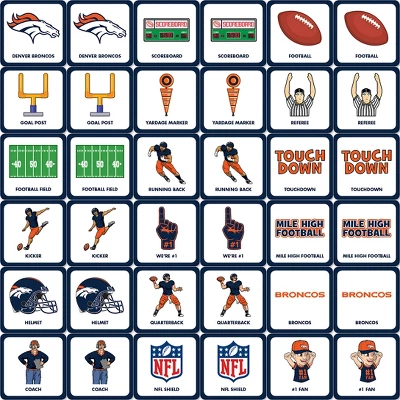 MasterPieces Officially Licensed NFL Denver Broncos Matching Game For Kids And Families 2 MasterPieces Officially Licensed NFL Denver Broncos Matching Game For Kids And Families - Image 2