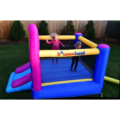 Bounceland Rainbow Unicorn Bounce House 1 Bounceland Rainbow Unicorn Bounce House