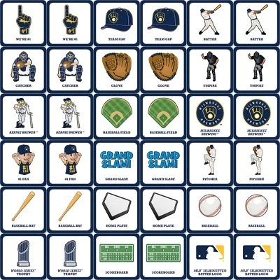 MasterPieces Officially Licensed MLB Milwaukee Brewers Matching Game For Kids And Families 2 MasterPieces Officially Licensed MLB Milwaukee Brewers Matching Game For Kids And Families - Image 2