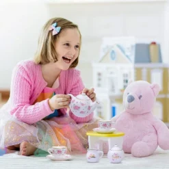 Jewelkeeper 13-Piece Porcelain Tea Party Set With Polka Dot Design 7 Jewelkeeper 13-Piece Porcelain Tea Party Set With Polka Dot Design -LITTLE TIKES Shop GUEST 7f27bdec c125 40c7 8004 7b48a5393a01