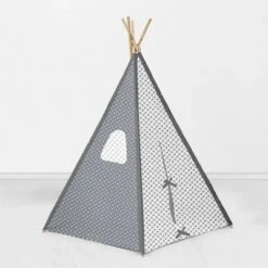 Bacati - Arrows Gray Play Tent For Kids/Toddlers, 100% Cotton Percale Fabric Cover -LITTLE TIKES Shop GUEST 7f7a6768 2577 4a5b b6f7 a302244a573d