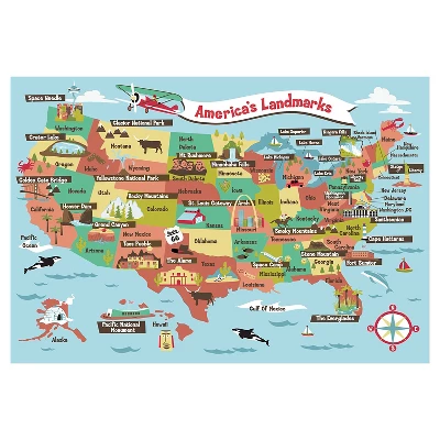 Smithsonian Americas Landmarks Puzzle 100pc 1 Smithsonian Americas Landmarks Puzzle 100pc