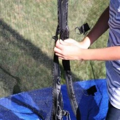 Skywlker Trampolines 8' Round Jump-N-Toss Trampoline With Enclosure - Blue -LITTLE TIKES Shop GUEST 8178e493 4566 4419 99b5 81a95660d4b8