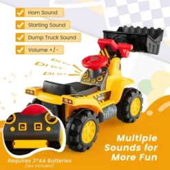 Costway Kids Toddler Ride On Excavator Digger Truck Scooter W/ Sound & Seat Storage Toy -LITTLE TIKES Shop GUEST 82477579 3924 46aa b61f c095e0b28e53