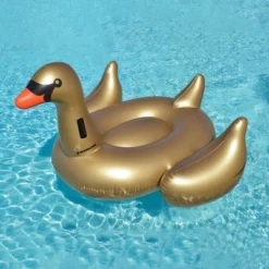 Swimline Swim Central Inflatable Gold Giant Swan Swimming Pool Ride-On Float, 75-Inch -LITTLE TIKES Shop GUEST 835ef03e c66e 49ef 9e2b 20b7740f27e7