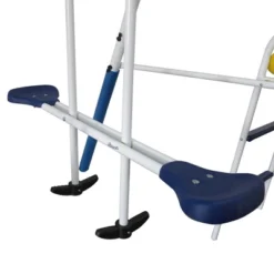 XDP Recreation Blue Ridge Metal A-Frame Kids Swing Set With 6 Child Capacity Outdoor Backyard Home Playground With Slide And 3 Swing Types, Blue -LITTLE TIKES Shop GUEST 84a8cb9e 33e9 4d9c a1fe 9880103cb7e7