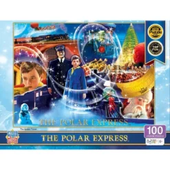 MasterPieces 100 Piece Christmas Puzzle - The Polar Express Golden Ticket
