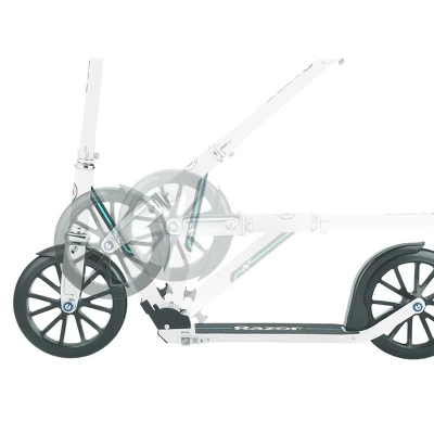 Razor A6 Folding Kick Scooter - White 1 Razor A6 Folding Kick Scooter - White