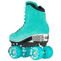 Crazy Skates Evoke Roller Skates For Women - Stylish Suede Quad Skates