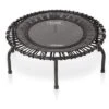 JumpSport 220 In Home Cardio Fitness Rebounder - Mini Trampoline With Handle Bar Accessory, Premium Bungees And Workout DVD