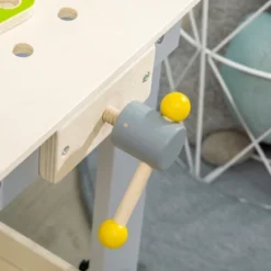 Qaba Wooden Kids Tool Bench With 31 Piece Kids Tool Kit, Workbench Playset, Construction Work Shop Toy For Girls And Boys Ages 3-6 With Storage Shelf -LITTLE TIKES Shop GUEST 87db9627 42d2 45d8 9ef7 e43a35ee0bfe