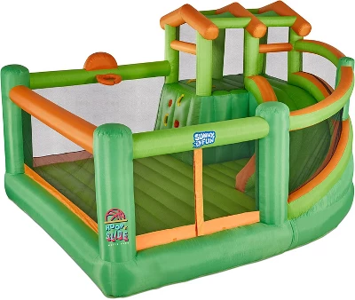 Sunny & Fun Inflatable Bounce House, Bouncy Castle With Slide 7 Sunny & Fun Inflatable Bounce House, Bouncy Castle With Slide - Image 7