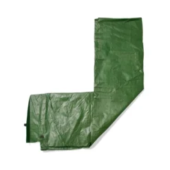 Plum 29125 Outdoor Trampoline Accessory Kit With Weather Protected Cover, Safety Ladder, And 8 Piece Anchor Set, Forest Green