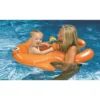Swimline 39.5" Inflatable Me And You Goldfish Baby Seat Swimming Pool Float - Orange/Black