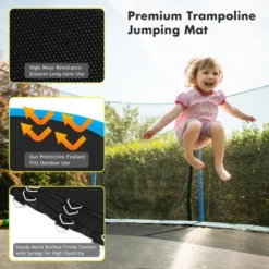 Costway Replacement Trampoline Mat Jumping Mat Fits 8/10/12/14/15/16ft Frame W/ V-Hooks -LITTLE TIKES Shop GUEST 8a30c0d6 8fae 4e3b b34c feae1997cd98
