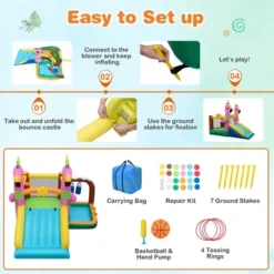 Costway Flamingo-Themed Bounce Castle 7-in-1 Kids Inflatable Jumping House 19 Costway Flamingo-Themed Bounce Castle 7-in-1 Kids Inflatable Jumping House -LITTLE TIKES Shop GUEST 8a58c34e 1f7f 45b0 bd4f 0ae9e3490aa2