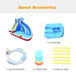 Costway Inflatable Water Slide Animal Shaped Bounce House Castle Splash Water Pool Without Blower -LITTLE TIKES Shop GUEST 8a78a0fe 9ec4 4cfa 8b2b ecc61e35402d