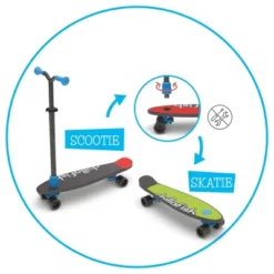 Chillafish Skatie Skootie 2-in-1 Scooter And Skateboard