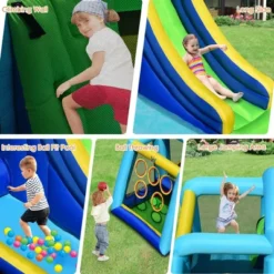 Costway Inflatable Bouncer Climbing Bounce House Kids Slide Park Ball Pit Without Blower -LITTLE TIKES Shop GUEST 8af9f77c 85db 4e80 9df1 e4a756a363db