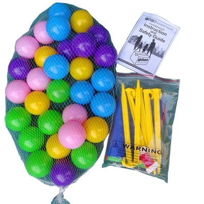 Pogo Bounce House Backyard Kids Deluxe 3 In 1 Castle Inflatable Bounce House With Slide 6 Pogo Bounce House Backyard Kids Deluxe 3 In 1 Castle Inflatable Bounce House With Slide - Image 6