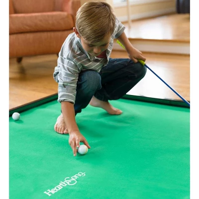 HearthSong - Golf Pool Indoor Family Game-Includes Two Golf Clubs, 16 Balls, Green Mat, And Rails For Kids 13 HearthSong - Golf Pool Indoor Family Game-Includes Two Golf Clubs, 16 Balls, Green Mat, And Rails For Kids - Image 13