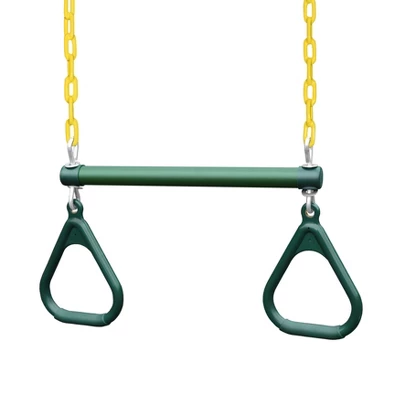 Gorilla Playsets 17-Inch Trapeze Bar Assembly With Rings And Coated Chains 6 Gorilla Playsets 17-Inch Trapeze Bar Assembly With Rings And Coated Chains - Image 6