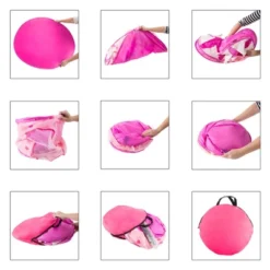 Toy Time Kids' Foldable Popup Princess Castle Play Tent With Carrying Bag - Pink -LITTLE TIKES Shop GUEST 8bad53ba 6050 4cc8 87c4 806c10eb21b8