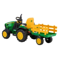 Peg Perego 12V John Deere Ground Force Tractor With Trailer Powered Ride-On - Green -LITTLE TIKES Shop GUEST 8c9f1f23 a11c 4681 a226 f6d5eb19084a