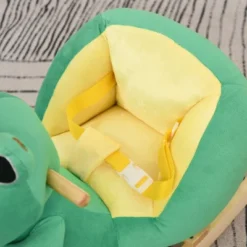 Qaba Kids Ride-On Rocking Horse Toy Frog Style Rocker With Fun Music, Seat Belt & Soft Plush Fabric Hand Puppet For Children 18-36 Months -LITTLE TIKES Shop GUEST 8cb07a7f 890f 4726 b48a 671823cbc8a5