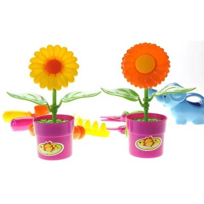 Link Gardening Tools Playset For Kids Comes With Flowers, Pots, And Elephant Watering Can 2 Link Gardening Tools Playset For Kids Comes With Flowers, Pots, And Elephant Watering Can - Image 2