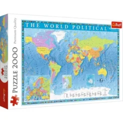 Trefl Political Map Of The World Jigsaw Puzzle - 2000pc