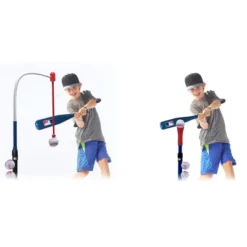 Franklin Sports MLB Playball 2 In 1 Grow With Me Batting Tee