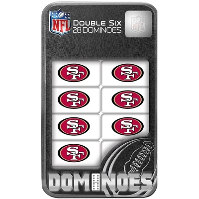 MasterPieces Officially Licensed NFL San Francisco 49ers 28 Piece Dominoes Game For Adults 1 MasterPieces Officially Licensed NFL San Francisco 49ers 28 Piece Dominoes Game For Adults