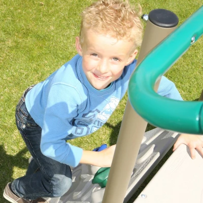 Lifetime Playset Climb And Slide Swing Set - Earthtone 17 Lifetime Playset Climb And Slide Swing Set - Earthtone - Image 17