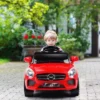 Costway 6V Kids Ride On Car RC Remote Control Battery Powered W/ LED Lights MP3 Red