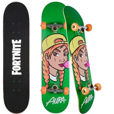 Fortnite Skateboard With Metallic Graphics, Aluminum Trucks And ABEC5 Bearings. Includes Download Code For In-game Nite Life Wrap 11 Fortnite Skateboard With Metallic Graphics, Aluminum Trucks And ABEC5 Bearings. Includes Download Code For In-game Nite Life Wrap - Image 11