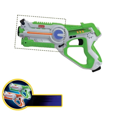 Kidzlane Infrared Laser Tag Game - Set Of 2 Green And Orange Blasters 2 Kidzlane Infrared Laser Tag Game - Set Of 2 Green And Orange Blasters - Image 2