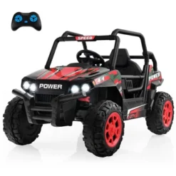 Costway 12V Kids Ride On UTV Electric Off-Road Truck Remote W/ LED Lights & Music -LITTLE TIKES Shop GUEST 8f617276 ccea 45e5 884e c11f3a8a271c
