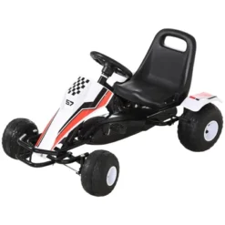 Aosom Pedal Go Kart Children Ride On Car Racing Style With Adjustable Seat, Plastic Wheels, Handbrake And Shift Lever -LITTLE TIKES Shop GUEST 9003d27e e8c1 4eeb 924f 470eec40ffba