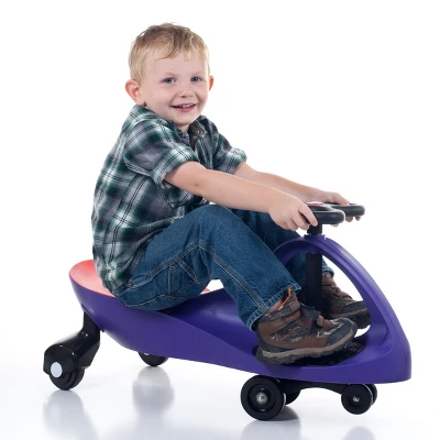 Toy Time Kids' Wiggle Car Ride-On Toy - Purple/Red/Black 2 Toy Time Kids' Wiggle Car Ride-On Toy - Purple/Red/Black - Image 2