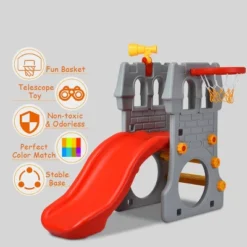Children Castle Slide Play Slide With Basketball Hoop And Telescope Toy 11 Children Castle Slide Play Slide With Basketball Hoop And Telescope Toy -LITTLE TIKES Shop GUEST 904d056a 617c 4a86 88c0 f6d0250eeb79 1