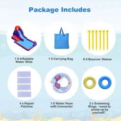 Costway Inflatable Water Slide Park W/ Climb Slide Pool & 2 Swim Rings Blower Excluded 16 Costway Inflatable Water Slide Park W/ Climb Slide Pool & 2 Swim Rings Blower Excluded -LITTLE TIKES Shop GUEST 90ea0cf4 8bdf 4a5a 8f6a 48abc531d758